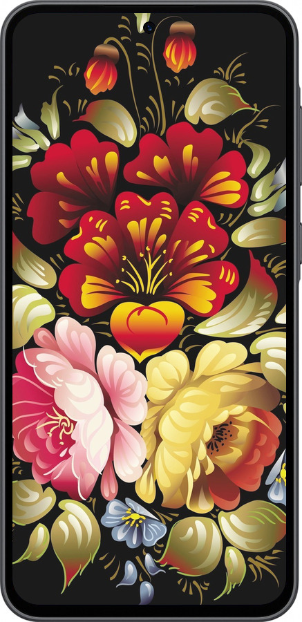 Силиконовый чехол Хохлома 6 для Samsung Galaxy A36 - 829u-3836 изображение 