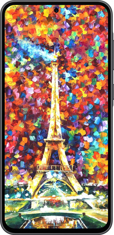 Силиконовый чехол Париж для Samsung Galaxy A36 - 830u-3836 изображение 