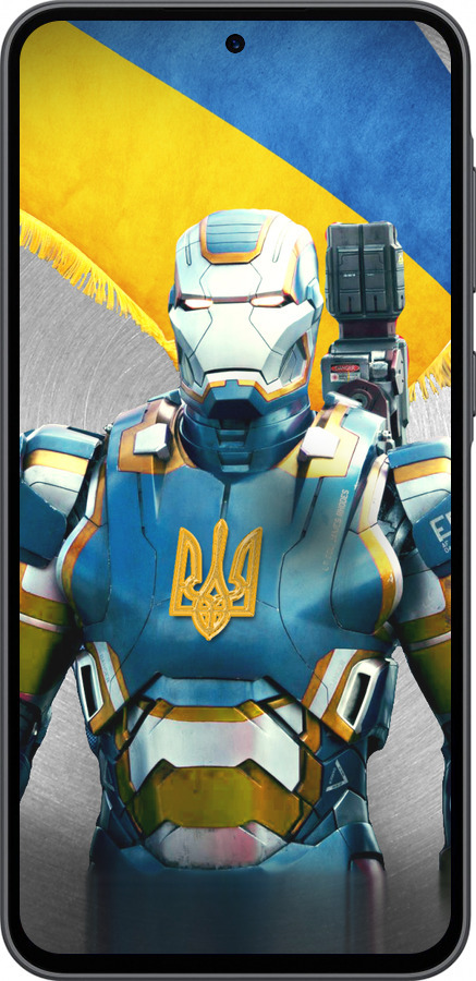 Силиконовый чехол Украинский киборг для Samsung Galaxy A36 - 980u-3836 изображение 