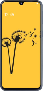 TPU чехол Минимализм одуванчики для Samsung Galaxy A40 2019 A405F - 6449b-1672 изображение 