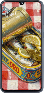 TPU чехол Vintage Sardine Tin Phone для Samsung Galaxy A40 2019 A405F - 6772b-1672 изображение 