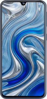 TPU чехол Liquid Chrome для Samsung Galaxy A40 2019 A405F - 6781b-1672 изображение 