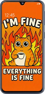 TPU чехол Funny Cat для Samsung Galaxy A40 2019 A405F - 6786b-1672 изображение 