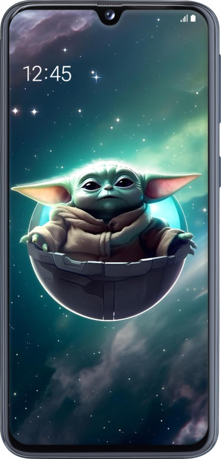 TPU чехол Малышь йода для Samsung Galaxy A40 2019 A405F - 6294b-1672 изображение 