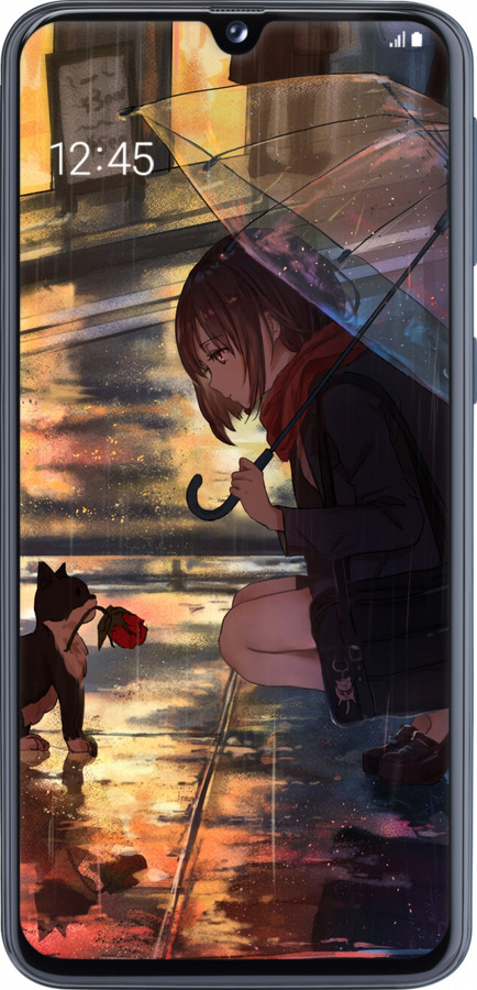 TPU чехол Anime для Samsung Galaxy A40 2019 A405F - 6609b-1672 изображение 