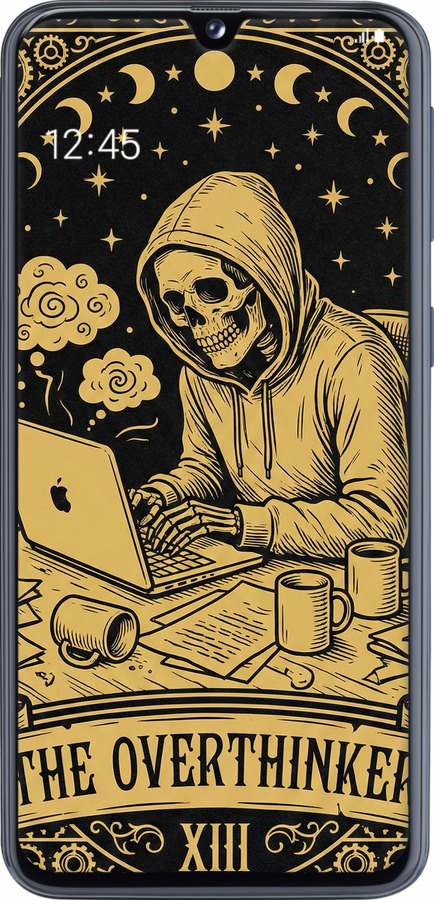 TPU чехол The Overthinker для Samsung Galaxy A40 2019 A405F - 6774b-1672 изображение 