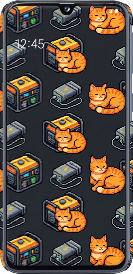 3D пластиковый матовый чехол Autonomous Zone для Samsung Galaxy A40 2019 A405F - 6771m-1672 изображение 