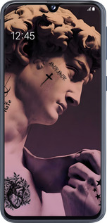 Силиконовый чехол Давид для Samsung Galaxy A40 2019 A405F - 6302u-1672 изображение 