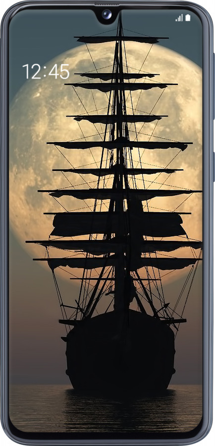 2D пластиковий чехол Корабель для Samsung Galaxy A40 2019 A405F - 5998t-1672 изображение 