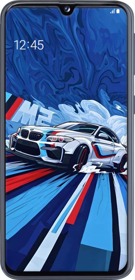Силиконовый чехол БМВ для Samsung Galaxy A40 2019 A405F - 6292u-1672 изображение 