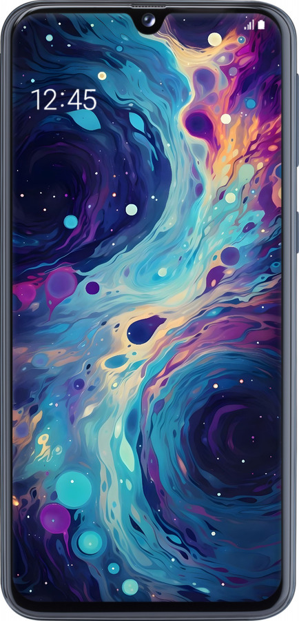 Силиконовый чехол Арт акварель для Samsung Galaxy A40 2019 A405F - 6329u-1672 изображение 