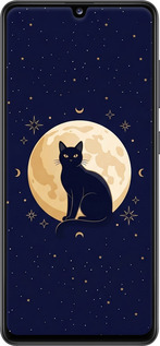 TPU чехол Cute Cat Celestial/Witchy для Samsung Galaxy A41 A415F - 6787b-1886 изображение 