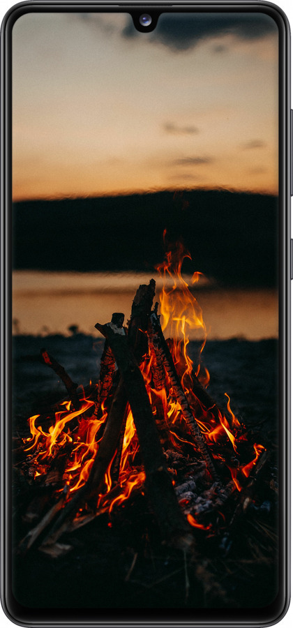 TPU чехол Огонь для Samsung Galaxy A41 A415F - 6021b-1886 изображение 