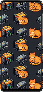 3D пластиковый матовый чехол Autonomous Zone для Samsung Galaxy A41 A415F - 6771m-1886 изображение 