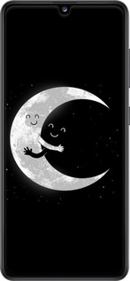 2D пластиковий чехол Місячні обійми для Samsung Galaxy A41 A415F - 6508t-1886 изображение 