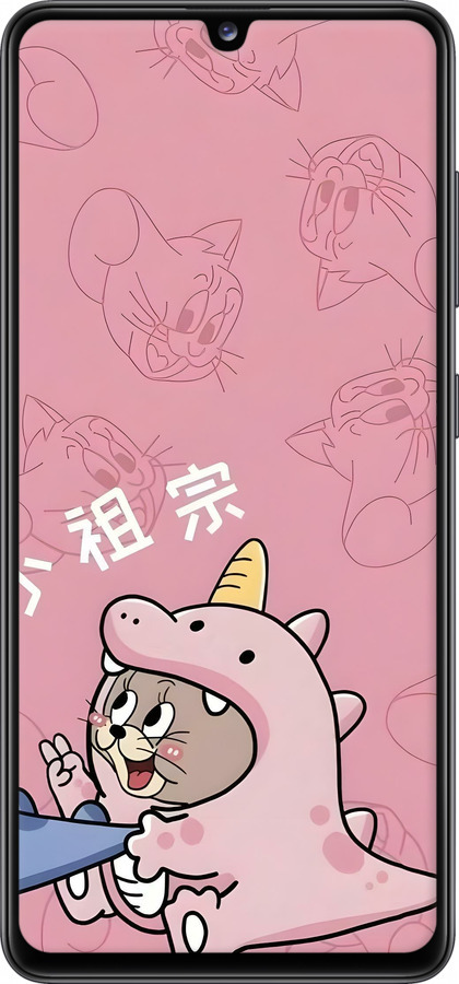 2D пластиковый чехол Том и джерри 2 для Samsung Galaxy A41 A415F - 6359t-1886 изображение 