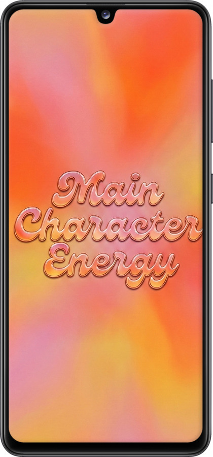 2D пластиковый чехол Aura Gradient Main Character Energy Aesthetic Y2K для Samsung Galaxy A41 A415F - 6783t-1886 изображение 