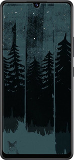 TPU чехол Лиса и ночной лес для Samsung Galaxy A42 A426B - 6481b-2098 изображение 