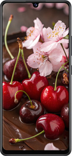 TPU чехол Вишня у шоколаді для Samsung Galaxy A42 A426B - 6698b-2098 изображение 