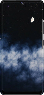3D пластиковый матовый чехол Ночное небо для Samsung Galaxy A42 A426B - 6450m-2098 изображение 