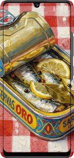 3D пластиковый матовый чехол Vintage Sardine Tin Phone для Samsung Galaxy A42 A426B - 6772m-2098 изображение 