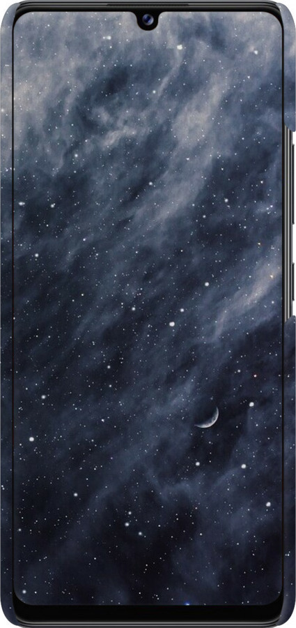 3D пластиковий матовий чехол Сині хмари, Синій місяць для Samsung Galaxy A42 A426B - 6398m-2098 изображение 
