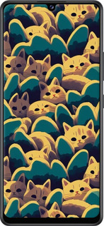 2D пластиковий чехол Із зображенням котиків для Samsung Galaxy A42 A426B - 6429t-2098 изображение 