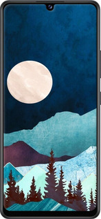 Силиконовый чехол Горная идиллия ночной пейзаж для Samsung Galaxy A42 A426B - 6488u-2098 изображение 