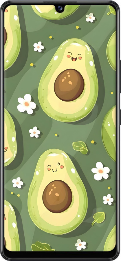 2D пластиковый чехол Авокадо для Samsung Galaxy A42 A426B - 6380t-2098 изображение 