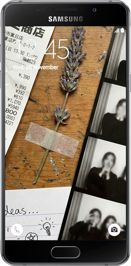 Силиконовый чехол Aesthetic Scrapbook Collage для Samsung Galaxy A5 (2016) A510F - 6773u-158 изображение 