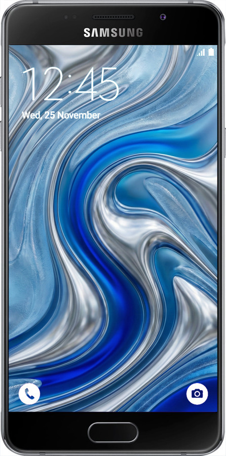 Силіконовий чехол Liquid Chrome для Samsung Galaxy A5 (2016) A510F - 6781u-158 изображение 