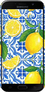 3D пластиковый матовый чехол Grocery Girl Italian Summer для Samsung Galaxy A5 (2017) - 6766m-444 изображение 