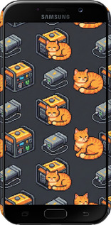 3D пластиковый глянцевый чехол Autonomous Zone для Samsung Galaxy A5 (2017) - 6771c-444 изображение 