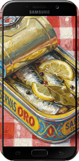 3D пластиковый глянцевый чехол Vintage Sardine Tin Phone для Samsung Galaxy A5 (2017) - 6772c-444 изображение 