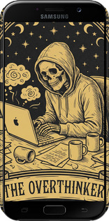 3D пластиковый глянцевый чехол The Overthinker для Samsung Galaxy A5 (2017) - 6774c-444 изображение 