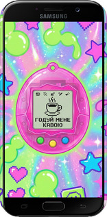 3D пластиковий глянцевий чехол Y2K Aesthetic Retro Pet: Годуй мене кавою для Samsung Galaxy A5 (2017) - 6784c-444 изображение 