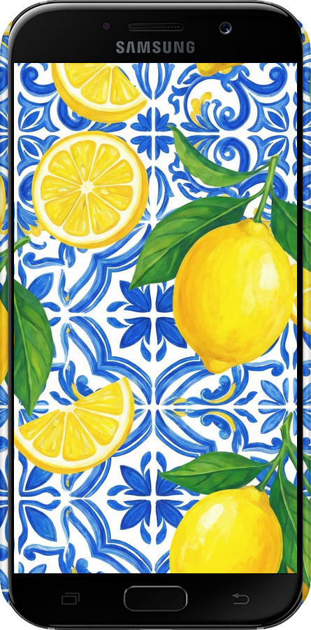 3D пластиковый матовый чехол Grocery Girl Italian Summer для Samsung Galaxy A5 (2017) - 6766m-444 изображение 