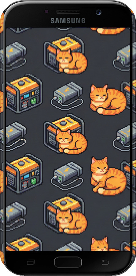 3D пластиковый глянцевый чехол Autonomous Zone для Samsung Galaxy A5 (2017) - 6771c-444 изображение 