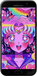 Силіконовий чехол Сейлор Мун 3 для Samsung Galaxy A5 (2017) - 6352u-444 изображение 