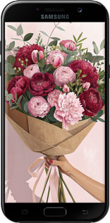 2D пластиковый чехол Пионы 1 для Samsung Galaxy A5 (2017) - 6705t-444 изображение 