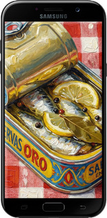 2D пластиковий чехол Vintage Sardine Tin Phone для Samsung Galaxy A5 (2017) - 6772t-444 изображение 