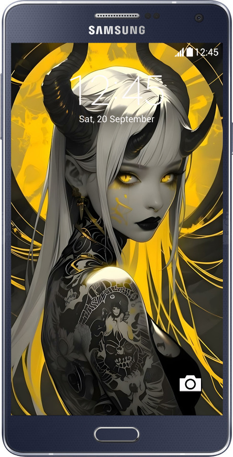Силіконовий чехол Аніме демон 2 для Samsung Galaxy A5 A500H - 6309u-73 изображение 