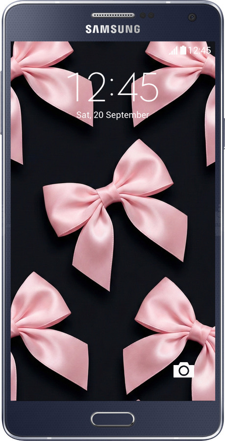 Силіконовий чехол Coquette Ribbons Dark Coquette для Samsung Galaxy A5 A500H - 6767u-73 изображение 