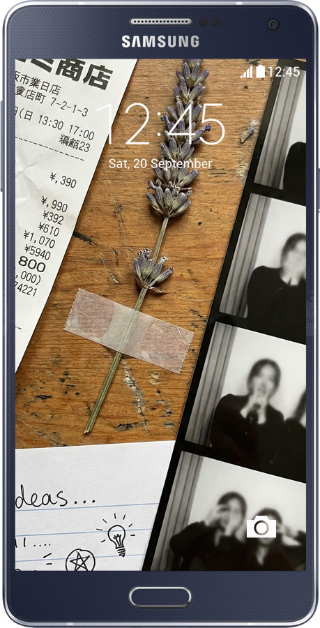 Силіконовий чехол Aesthetic Scrapbook Collage для Samsung Galaxy A5 A500H - 6773u-73 изображение 