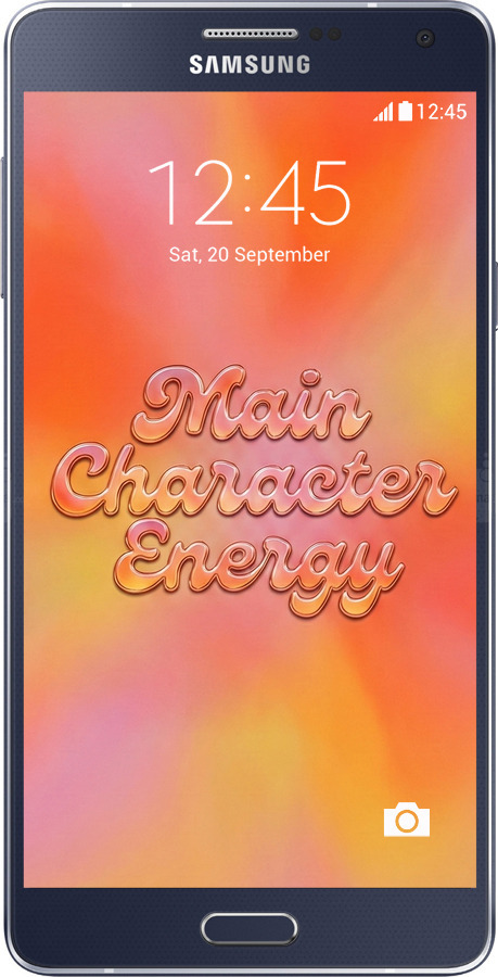 Силиконовый чехол Aura Gradient Main Character Energy Aesthetic Y2K для Samsung Galaxy A5 A500H - 6783u-73 изображение 