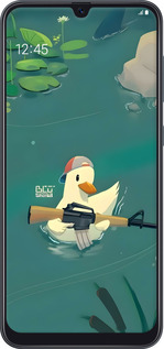 TPU чехол Уточка с автоматом для Samsung Galaxy A30s A307F - 6356b-1804 изображение 