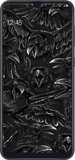 TPU чехол Воронья ярость для Samsung Galaxy A50 2019 A505F - 6474b-1668 изображение 