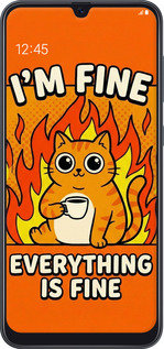 TPU чехол Funny Cat для Samsung Galaxy A50 2019 A505F - 6786b-1668 изображение 