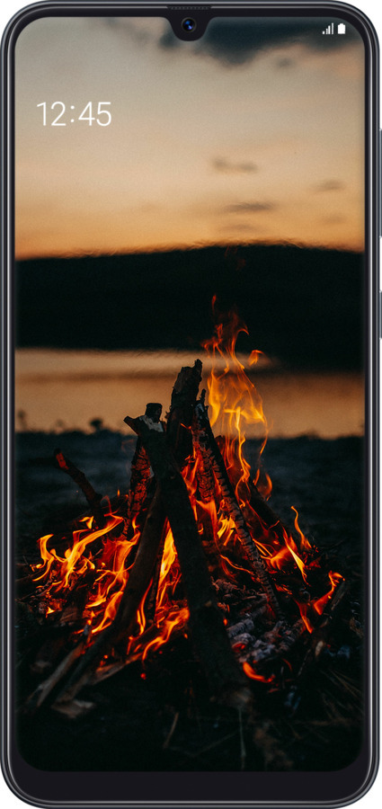 TPU чехол Вогонь для Samsung Galaxy A30s A307F - 6021b-1804 изображение 