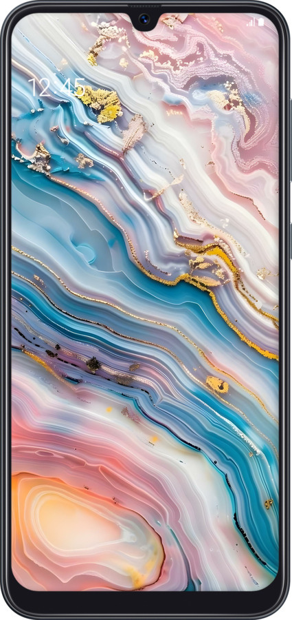 TPU чехол Мрамор красивый для Samsung Galaxy A50 2019 A505F - 6376b-1668 изображение 